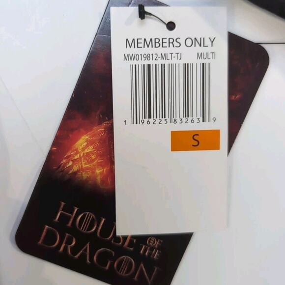 HBO House of the Dragon Game of Thrones Windbreaker Jacket Mens Size S NEW NWT - Picture 13 of 16